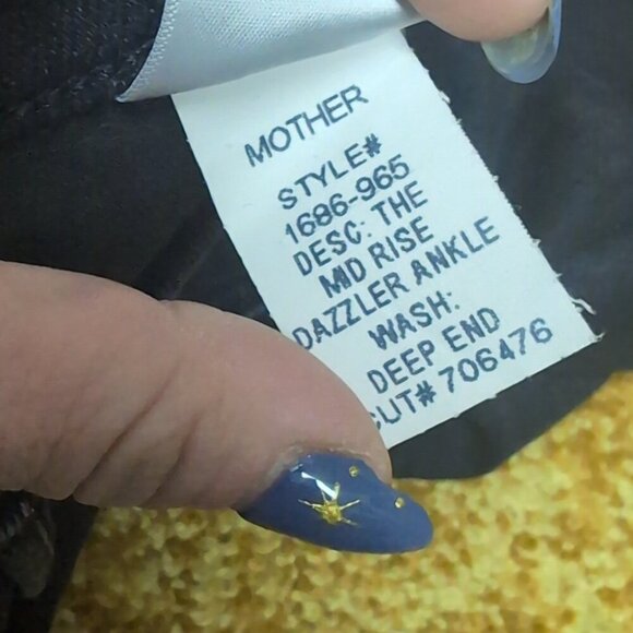 MOTHER denim the Dazzler mid rise ankle - Picture 9 of 10